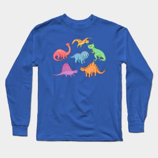 Dino Cats Long Sleeve T-Shirt